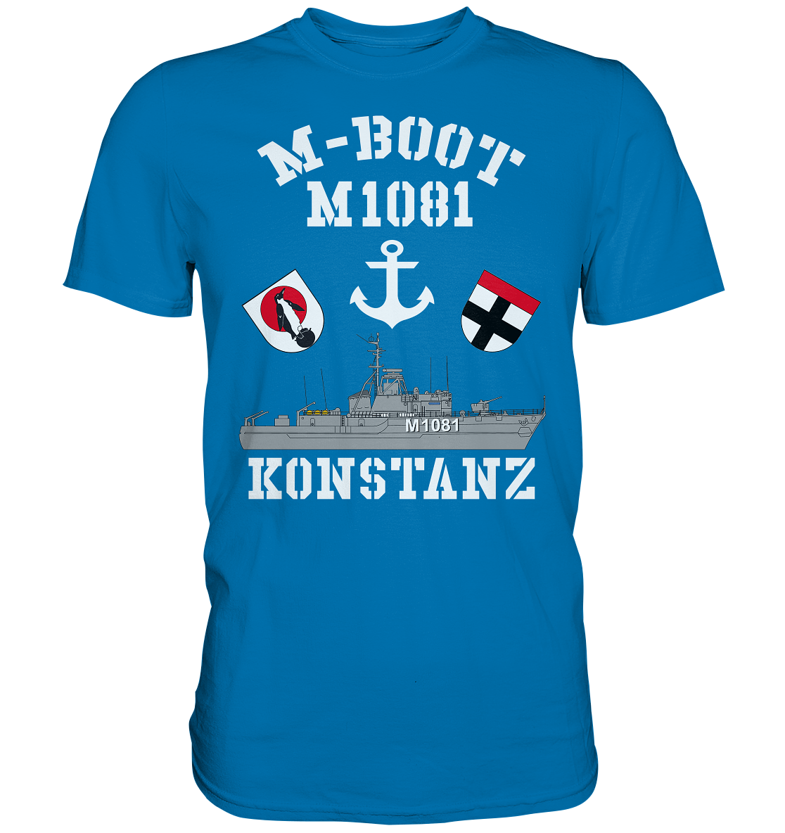 M-Boot M1081 KONSTANZ Anker (HL) - Premium Shirt