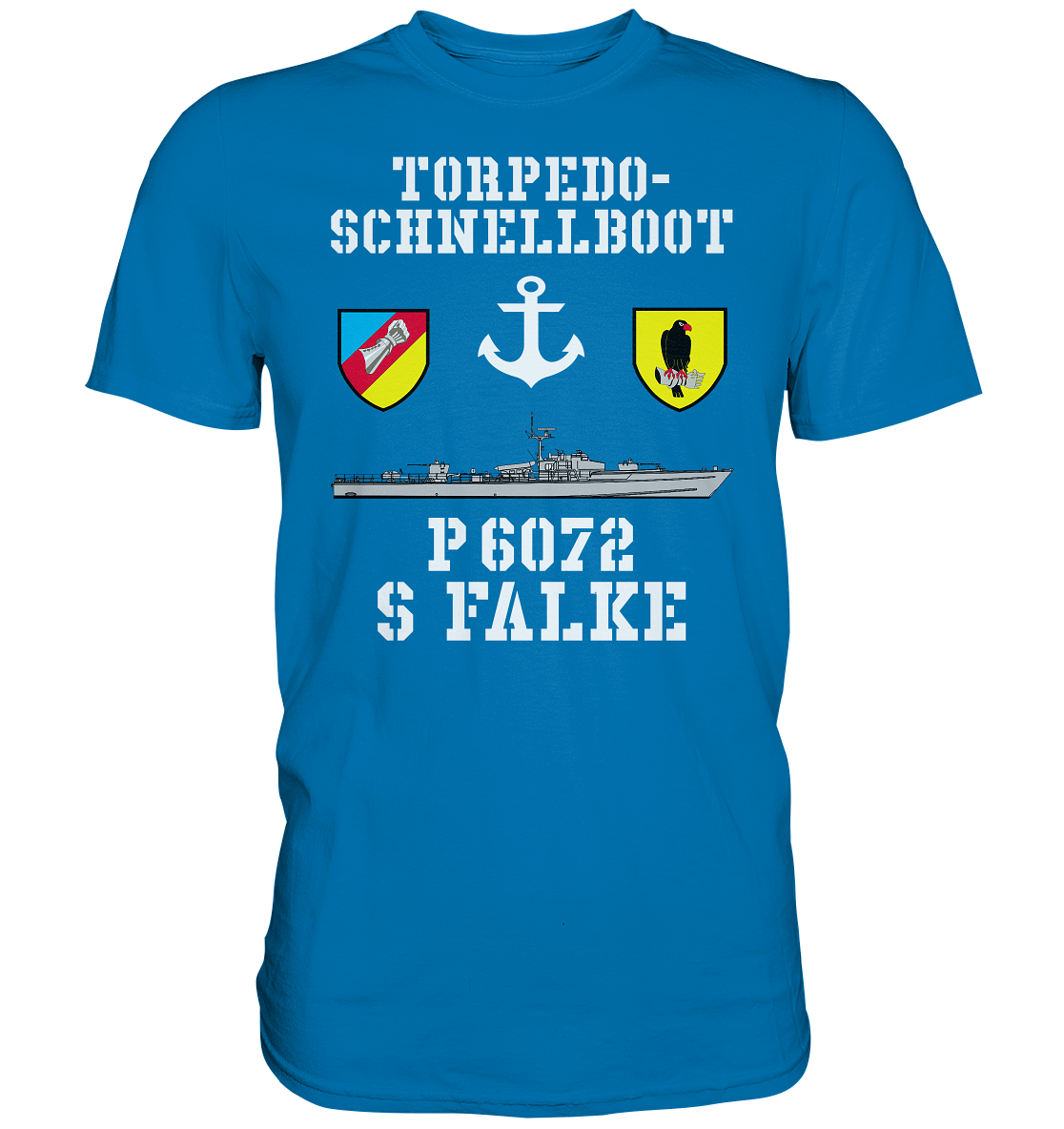 Torpedo-Schnellboot P6072 FALKE Anker - Premium Shirt