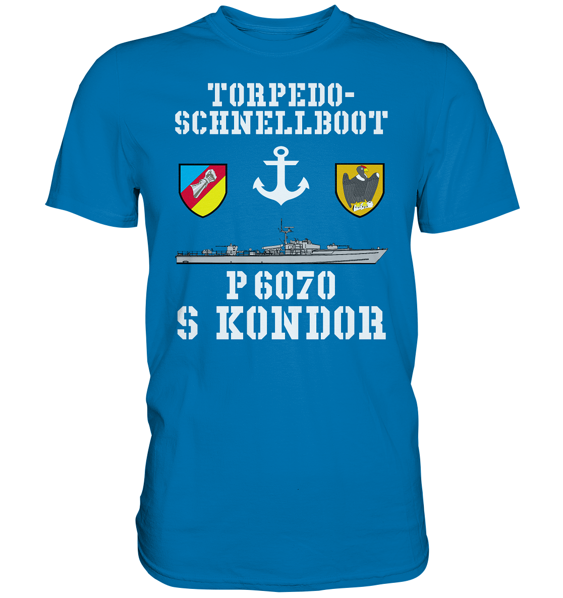 Torpedo-Schnellboot P6070 KONDOR Anker - Premium Shirt