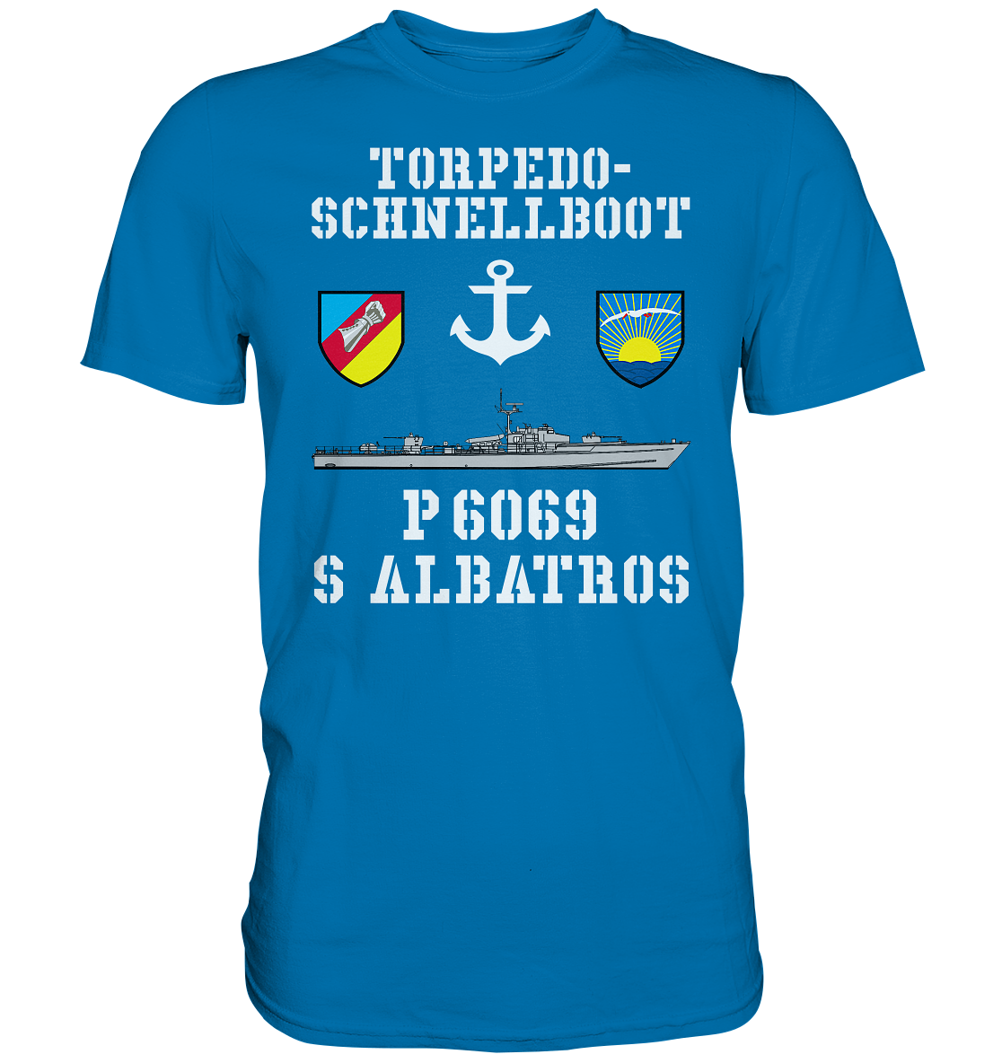 Torpedo-Schnellboot P6069 ALBATROS Anker - Premium Shirt