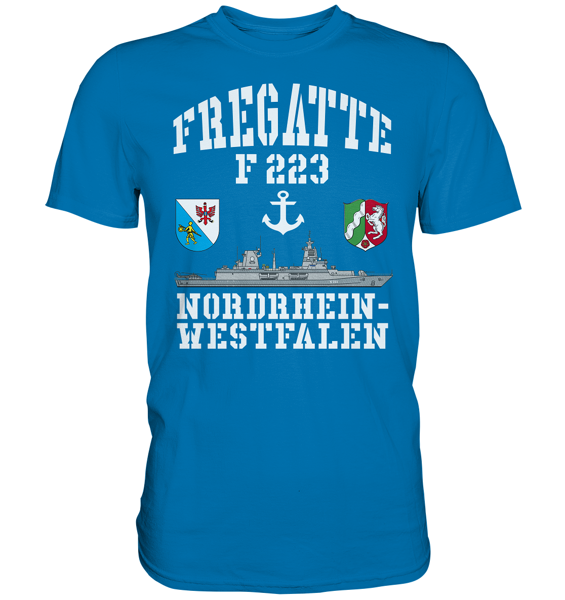 Fregatte F223 NORDRHEIN-WESTFALEN ANKER - Premium Shirt