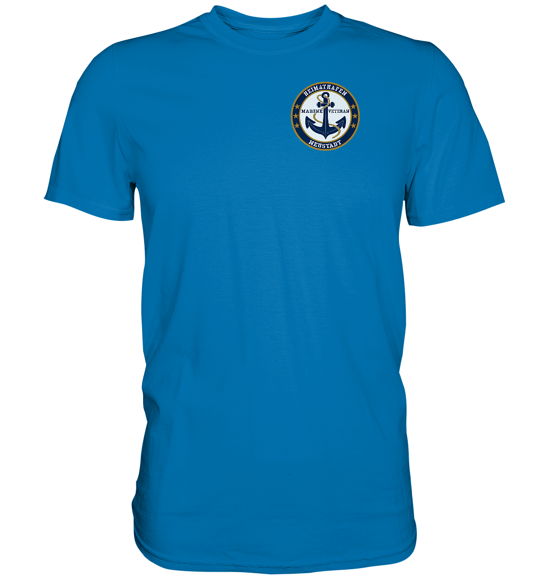 Marine Veteran Heimathafen NEUSTADT Brustlogo - Premium Shirt