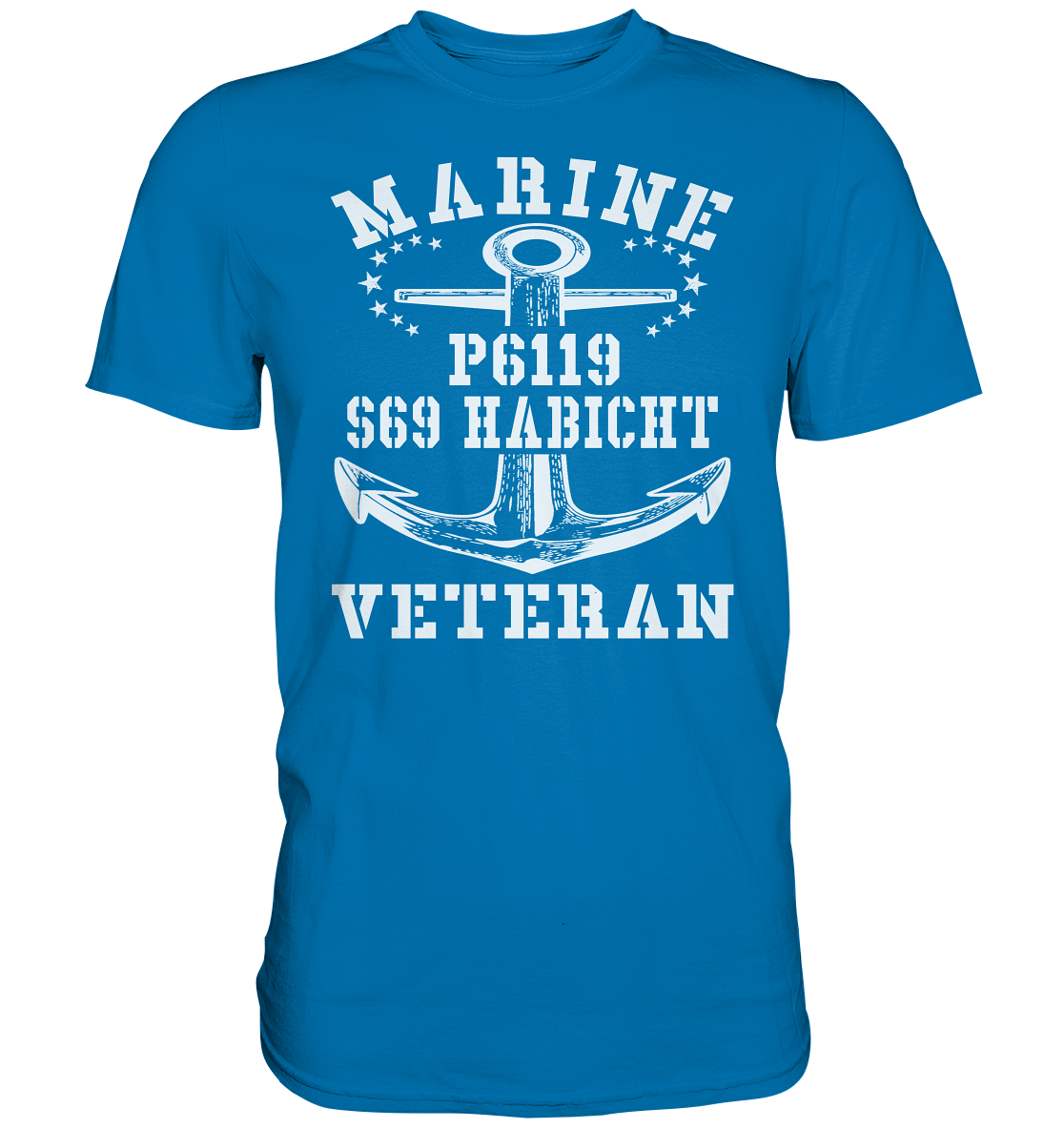 FK-Schnellboot P6119 HABICHT Marine Veteran - Premium Shirt