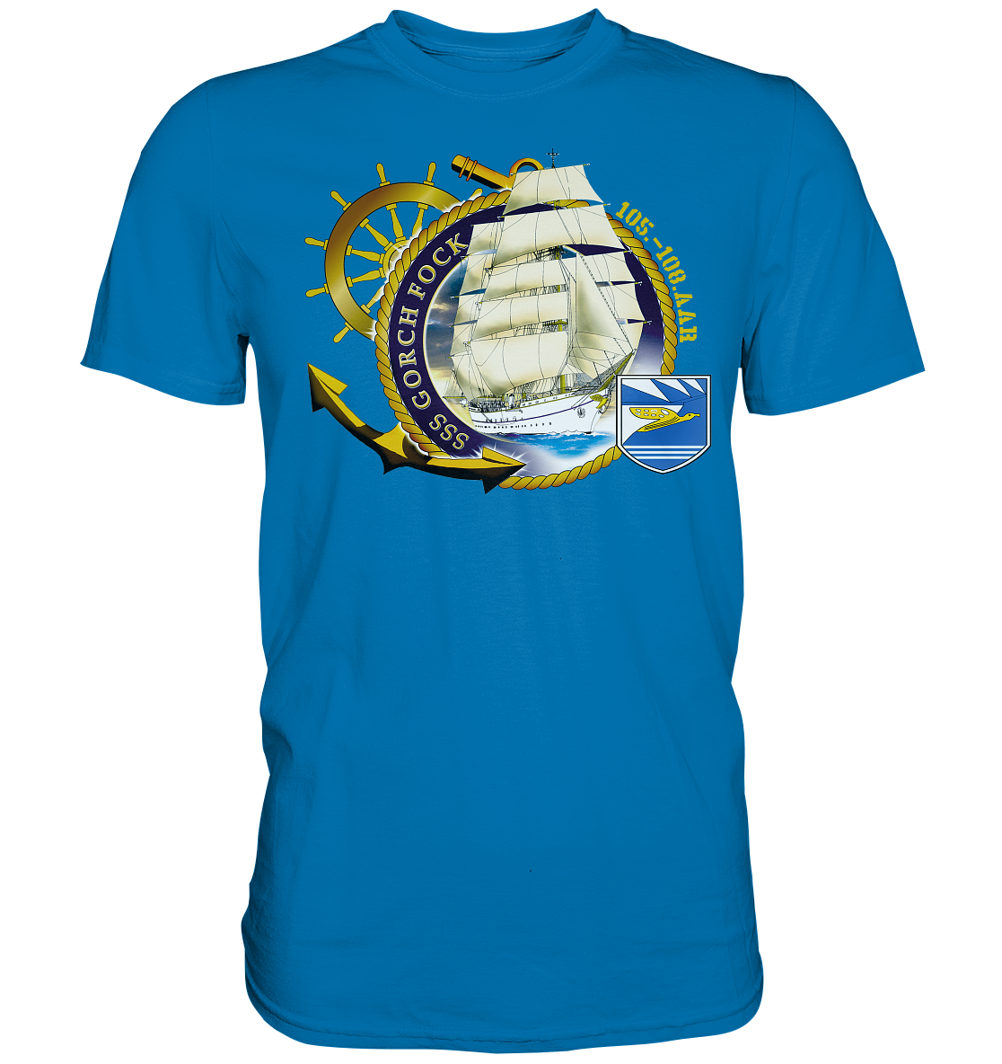 SSS GORCH FOCK 105.-108. AAR beidseitiger Druck - Premium Shirt