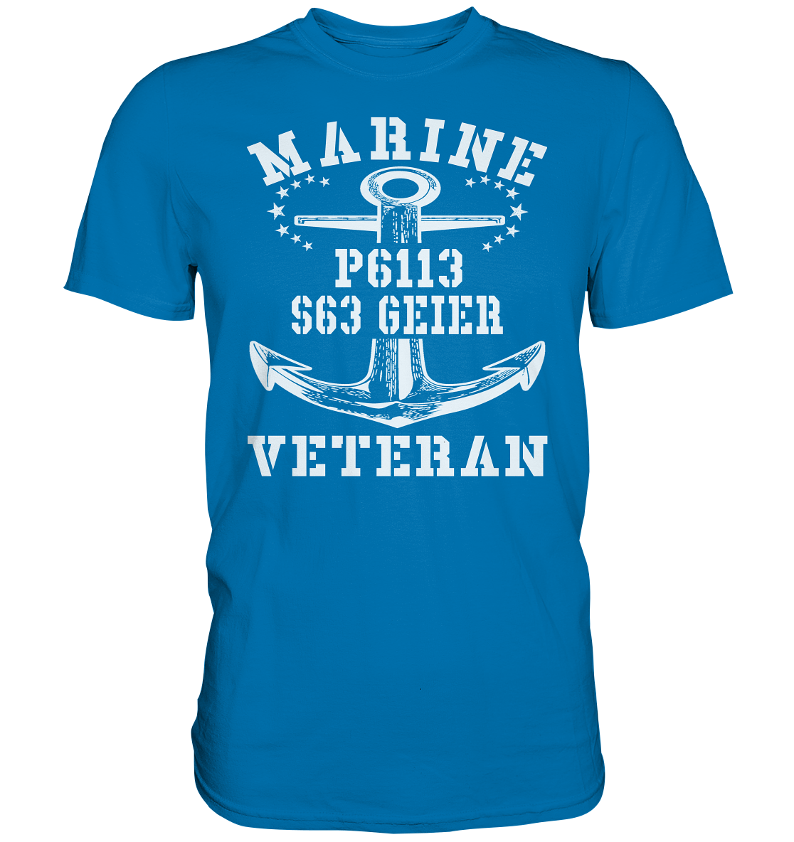 FK-Schnellboot P6113 GEIER Marine Veteran - Premium Shirt