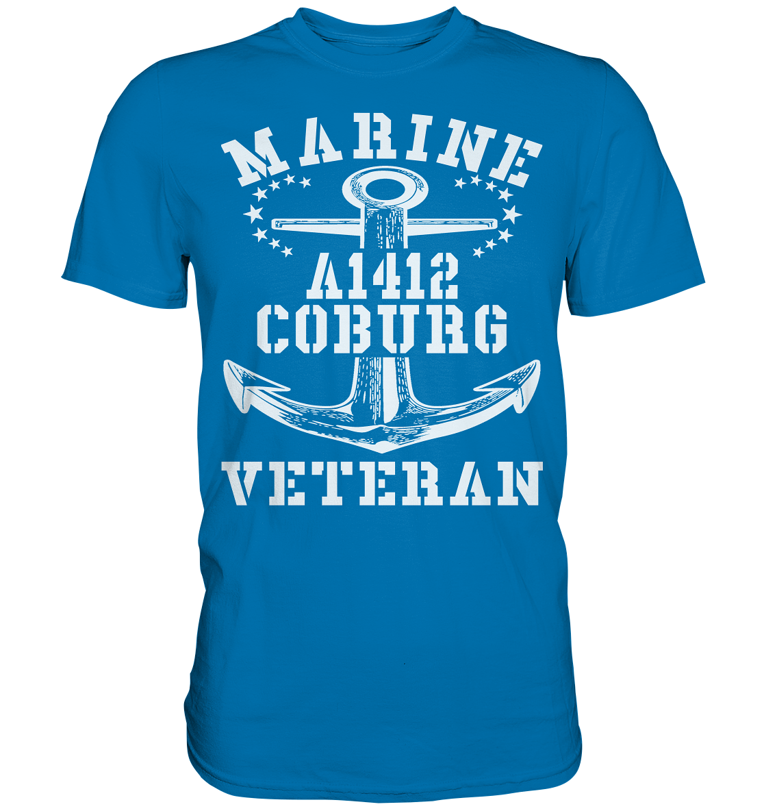 Troßschiff A1412 COBURG Marine Veteran - Premium Shirt