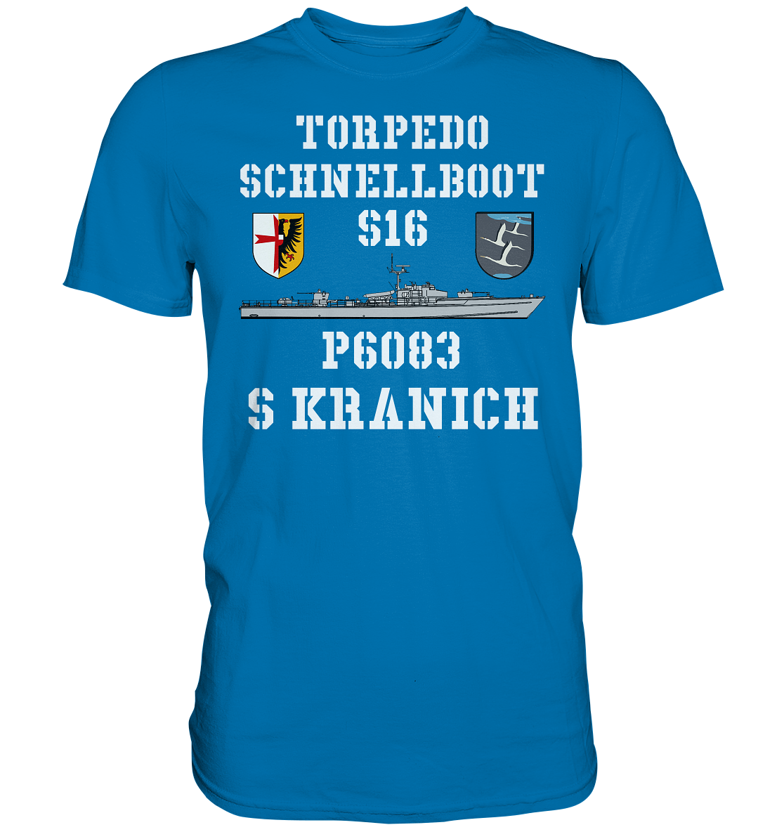 Torpedo-Schnellboot P6083 S16 KRANICH - Premium Shirt