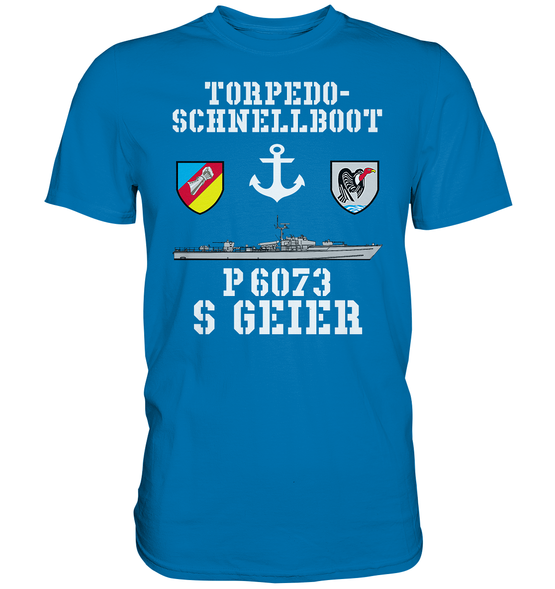 Torpedo-Schnellboot P6073 GEIER Anker - Premium Shirt
