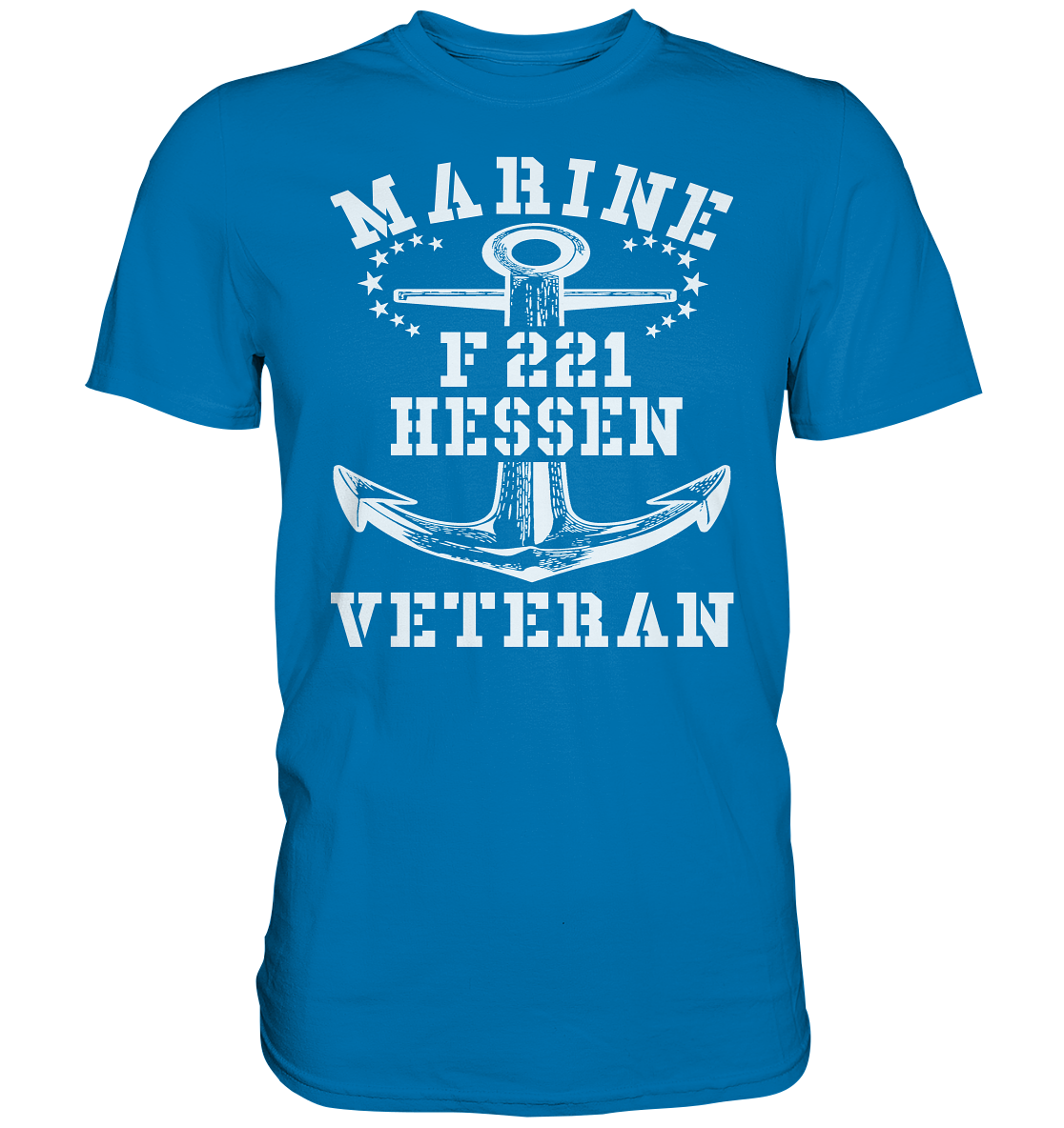 Fregatte F221 HESSEN Marine Veteran - Premium Shirt