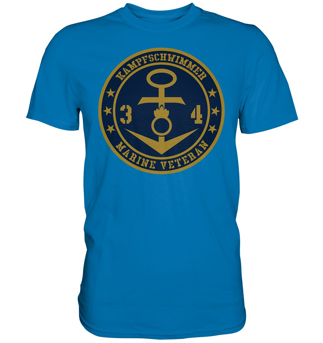 Marine Veteran 34er KAMPFSCHWIMMER - Premium Shirt