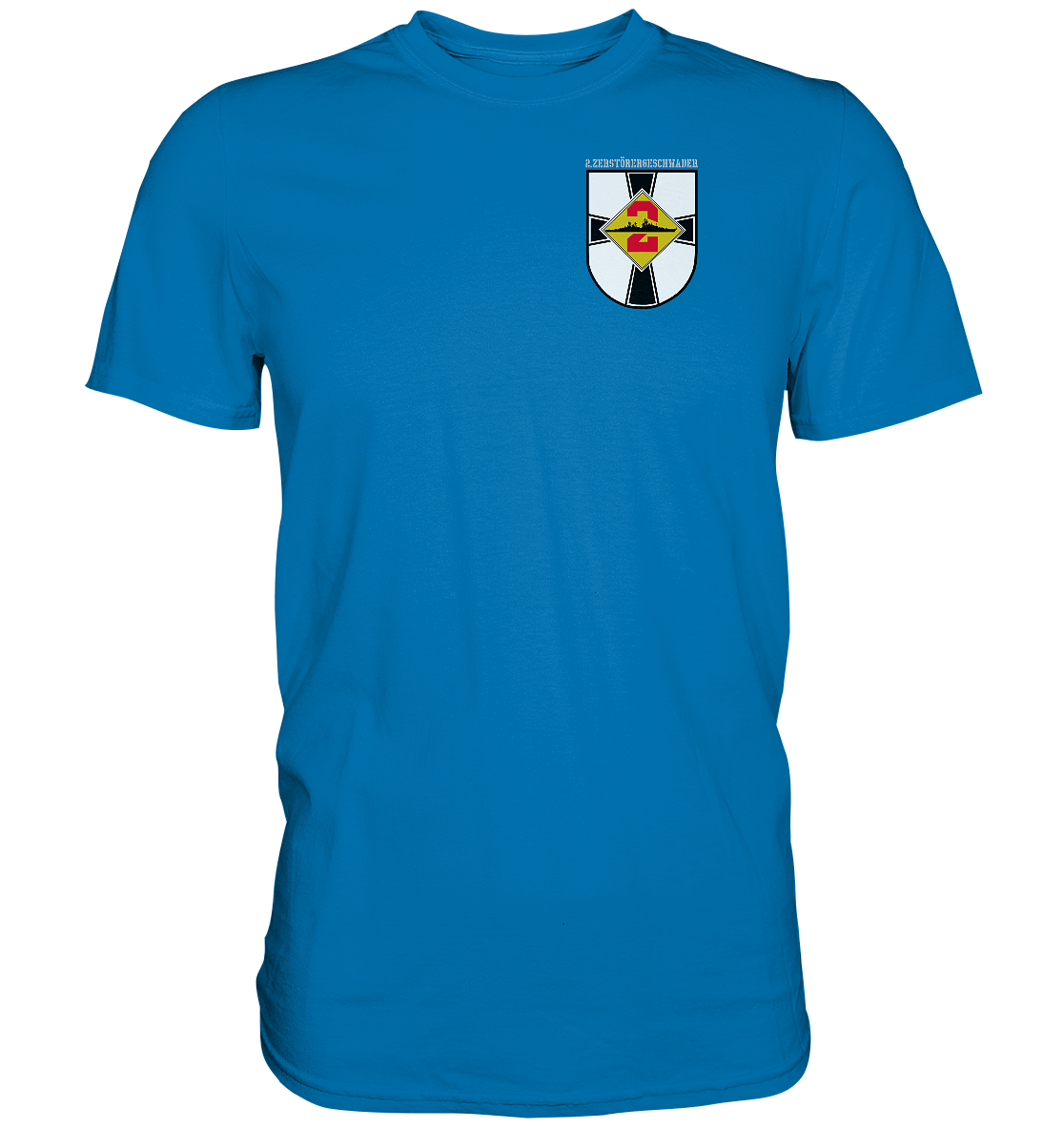 2. ZG Zerstörer D184 HESSEN; beidseitiger Druck - Premium Shirt