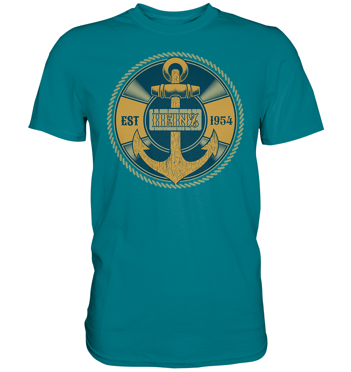 Anker Vorname Geburtsjahr - Premium Shirt