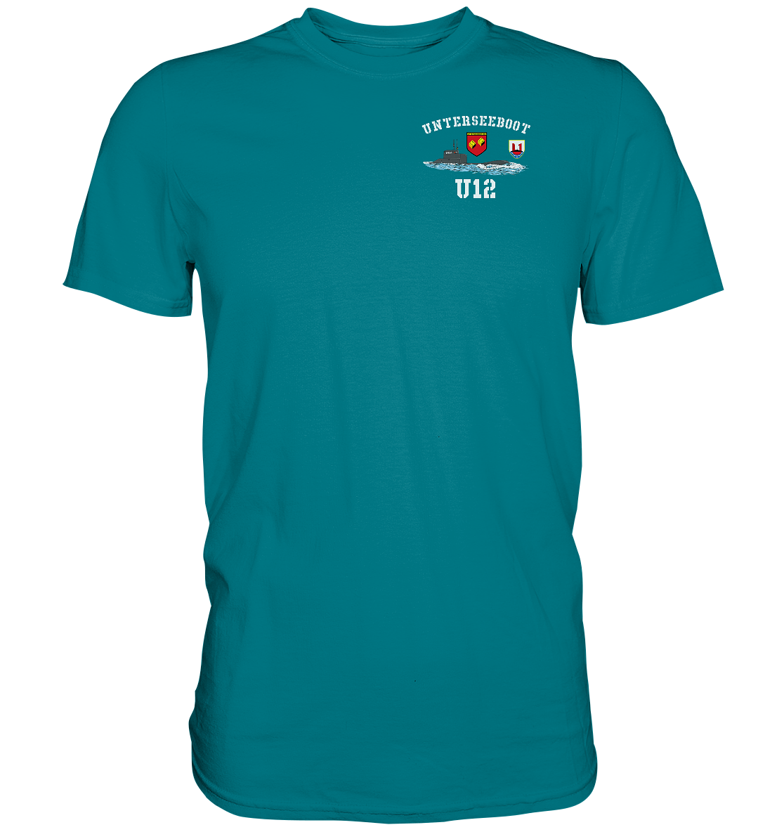 U-Boot 12 Brustlogo - Premium Shirt