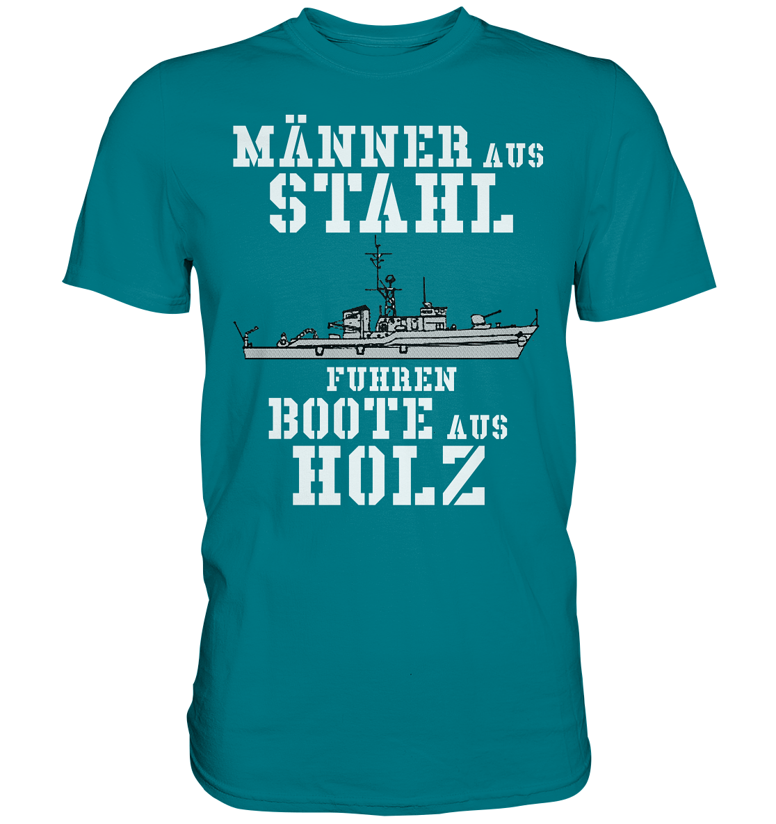 Männer aus Stahl... KM-Boot Lindau-Klasse - Premium Shirt