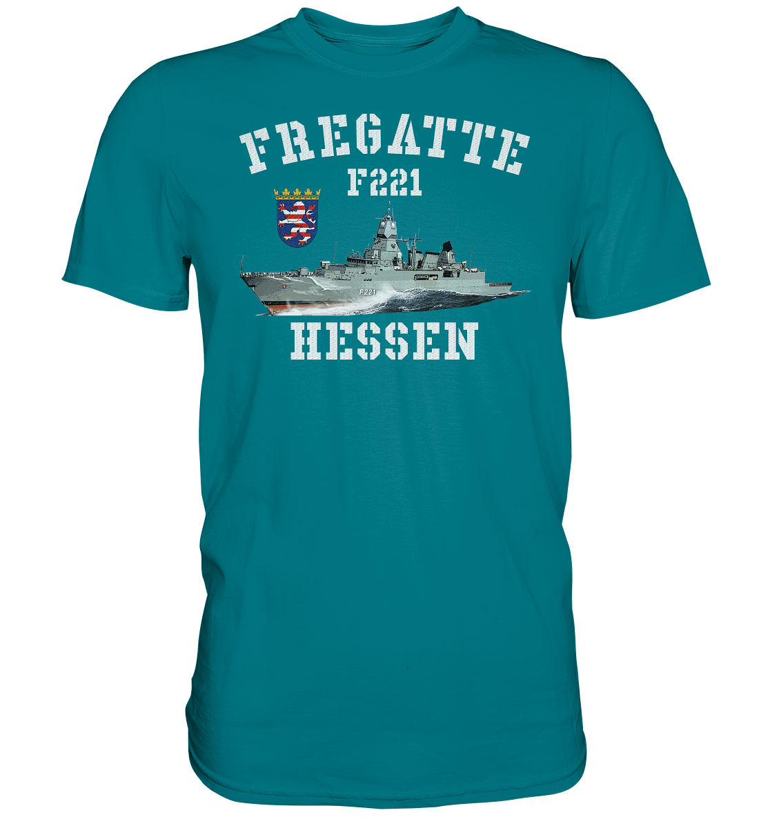 F221 Fregatte HESSEN - Premium Shirt