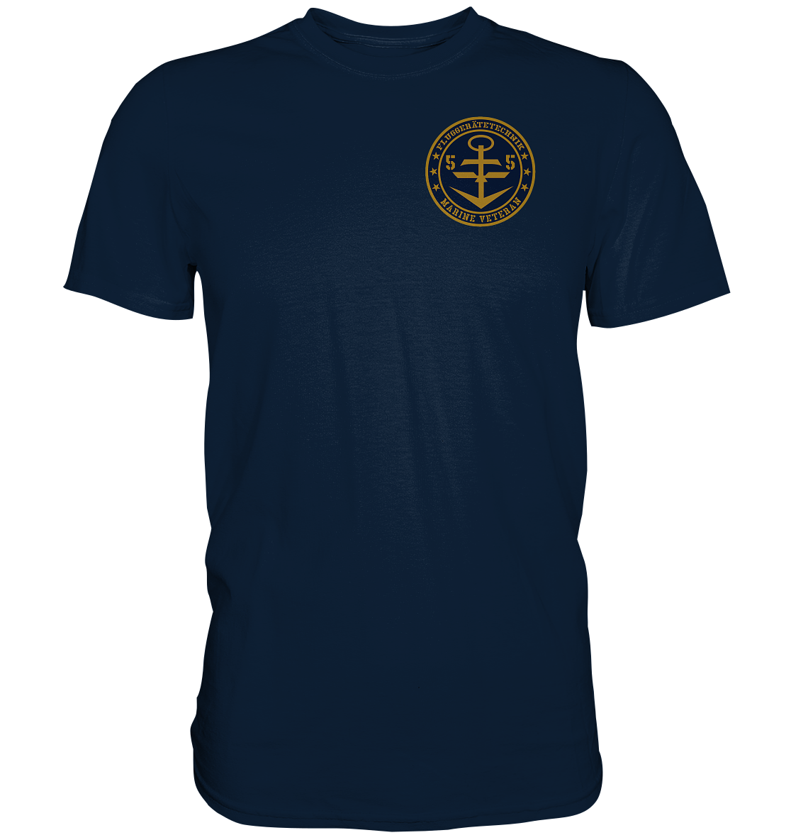Marine Veteran 55er FLUGGERÄRETECHNIK Brustlogo - Premium Shirt