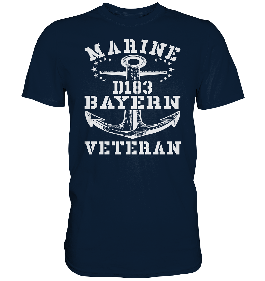 Zerstörer D183 BAYERN Marine Veteran - Premium Shirt