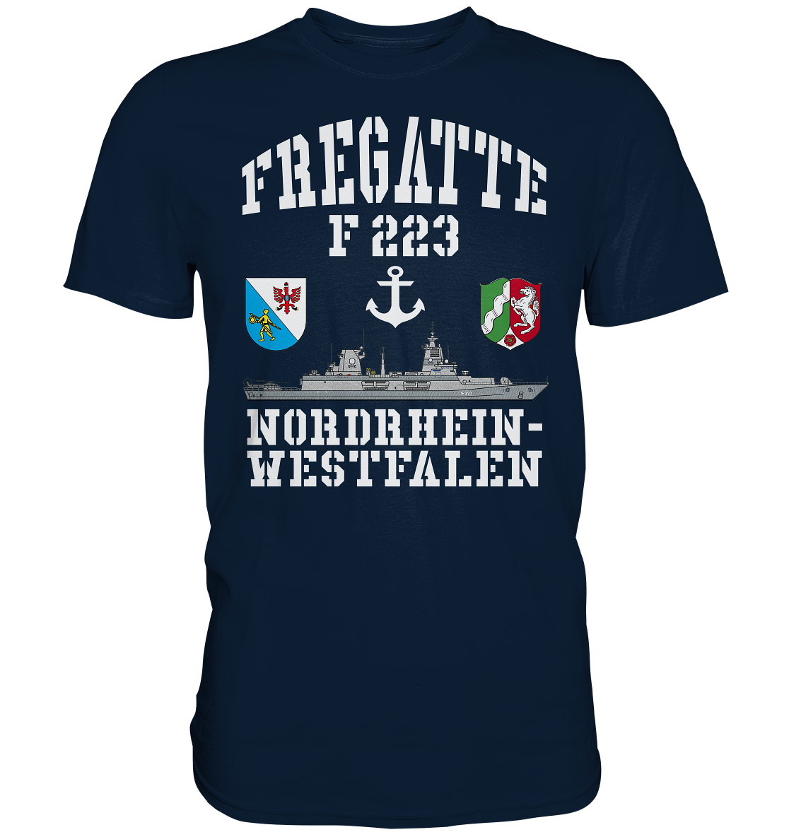 Fregatte F223 NORDRHEIN-WESTFALEN ANKER - Premium Shirt