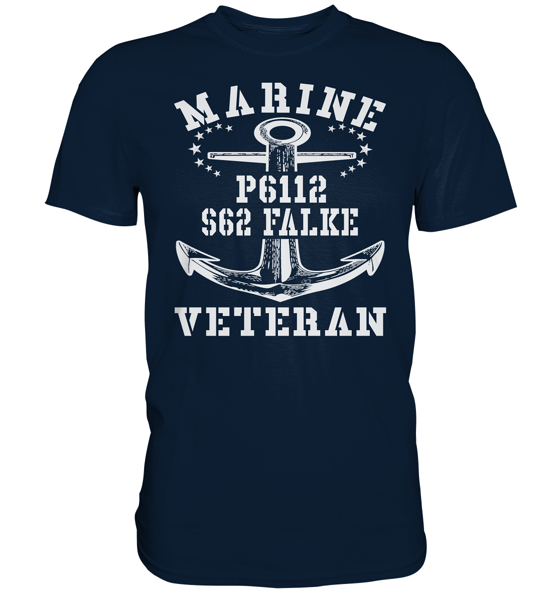 FK-Schnellboot P6112 FALKE Marine Veteran - Premium Shirt