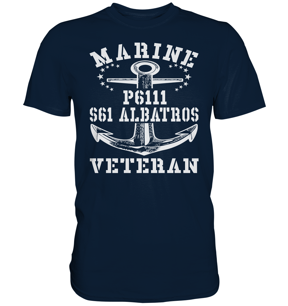 FK-Schnellboot P6111 ALBATROS Marine Veteran - Premium Shirt