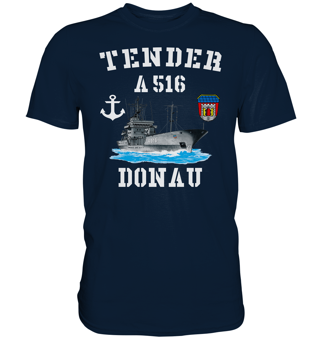 Tender A516 DONAU Anker - Premium Shirt