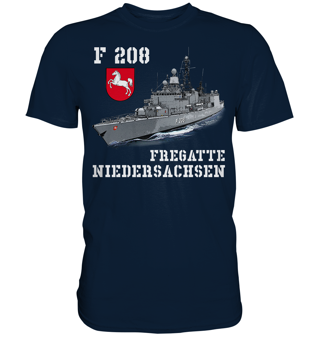 F208 Fregatte NIEDERSACHSEN - Premium Shirt