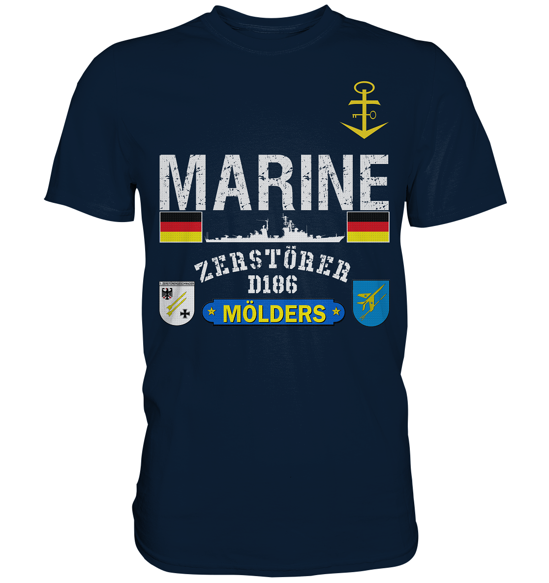 Marine D186 MÖLDERS 60er ATN - Premium Shirt