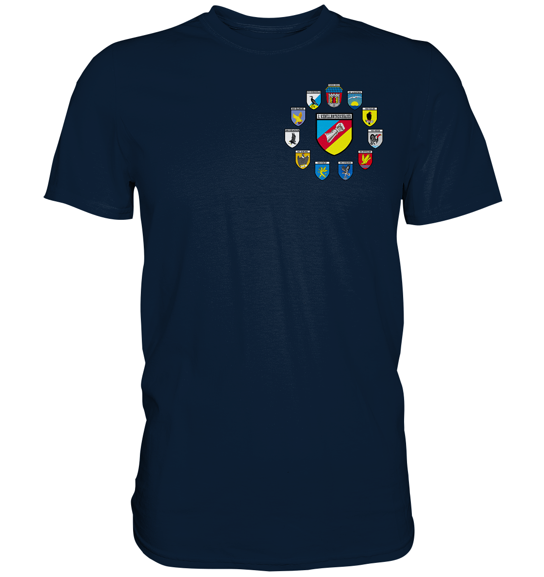 Wappen 2. Schnellbootgeschwader bis Oktober 1999 - Premium Shirt