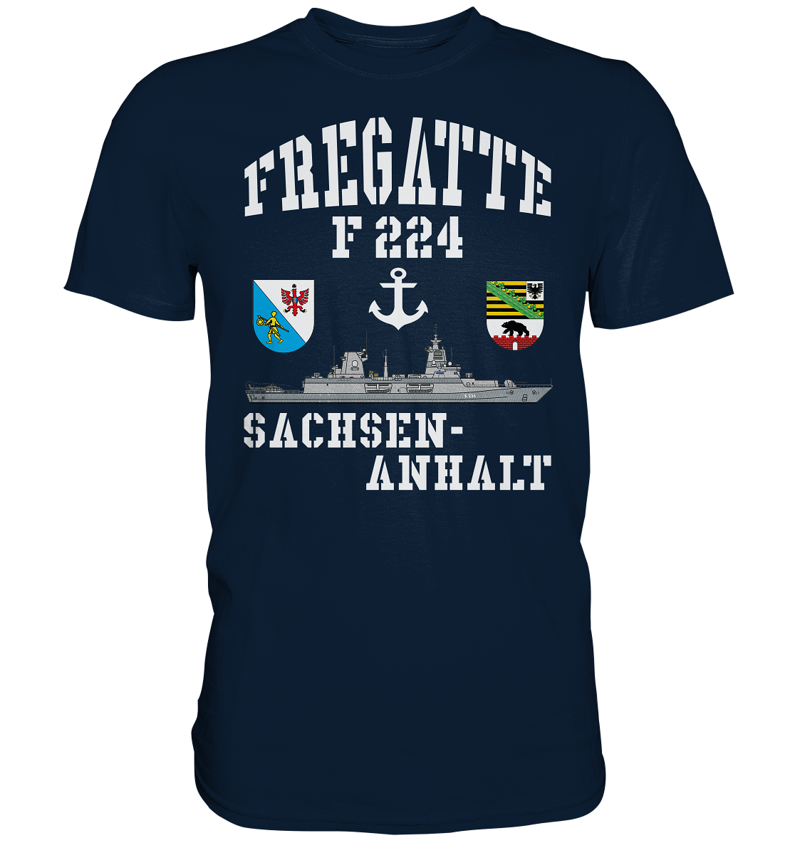Fregatte F224 SACHSEN-ANHALT Anker - Premium Shirt