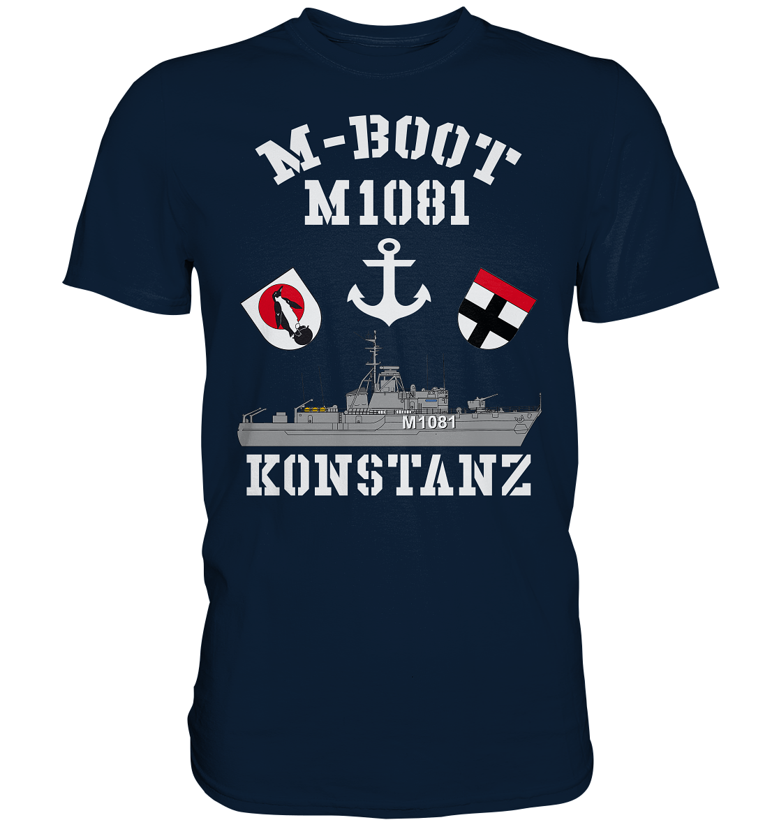 M-Boot M1081 KONSTANZ Anker (HL) - Premium Shirt