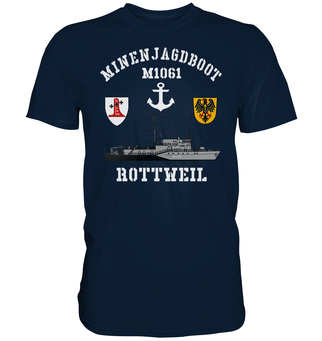 Mij.-Boot M1061 ROTTWEIL Anker 1.MSG - Premium Shirt