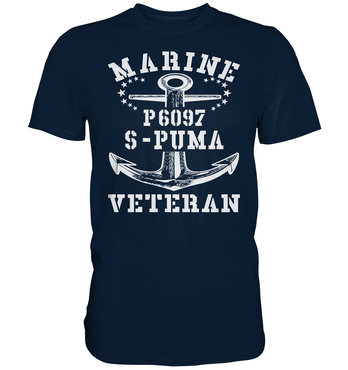 P6097 S-PUMA Marine Veteran - Premium Shirt