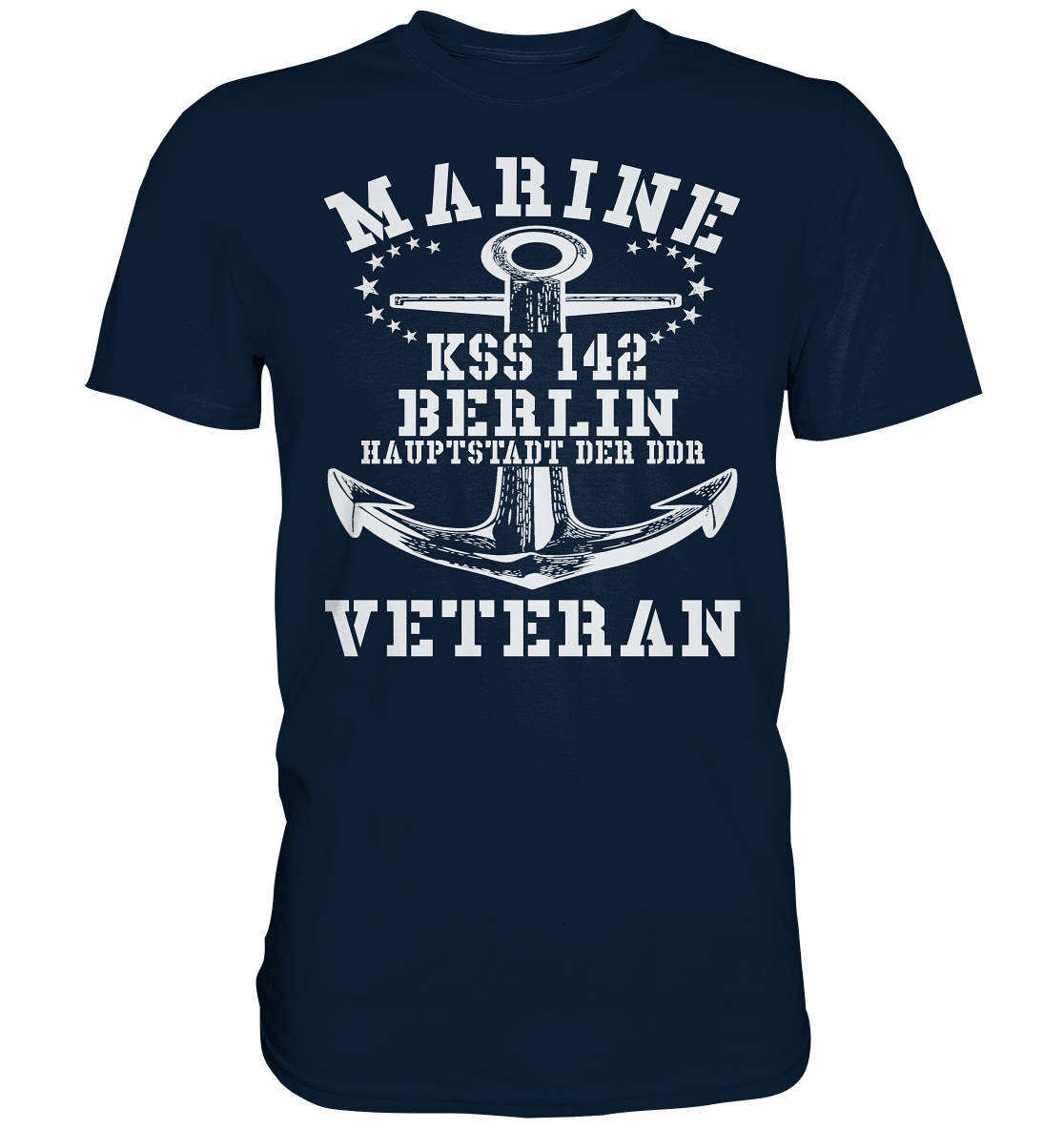 KSS 142 BERLIN - HAUPTSTADT DER DDR Marine Veteran - Premium Shirt