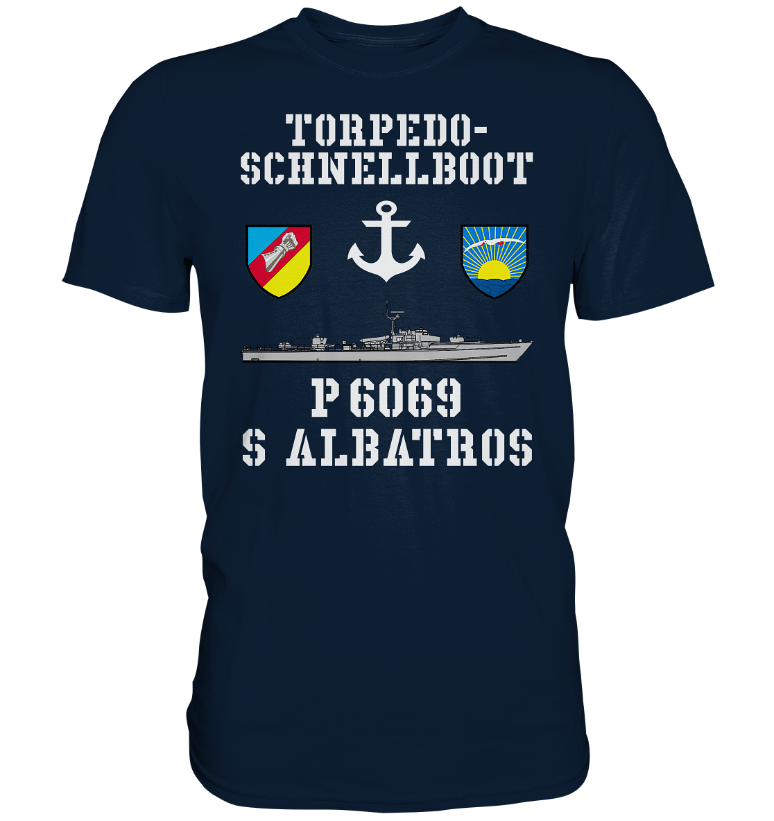 Torpedo-Schnellboot P6069 ALBATROS Anker - Premium Shirt