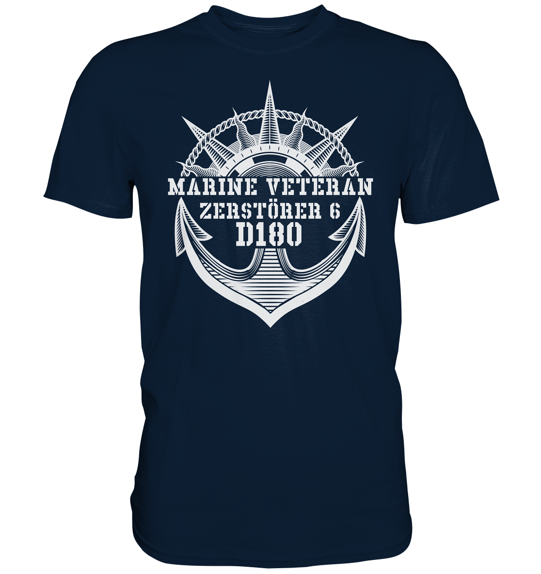 D180 ZERSTÖRER6 Marine Veteran - Premium Shirt