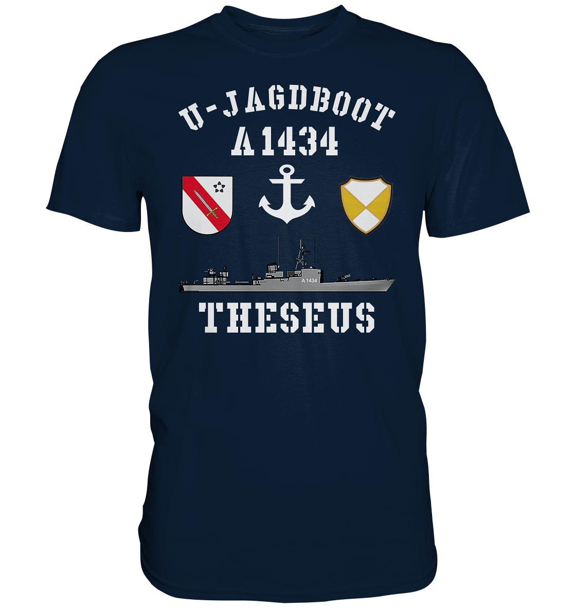 U-Jagdboot A1434 THESEUS Anker - Premium Shirt