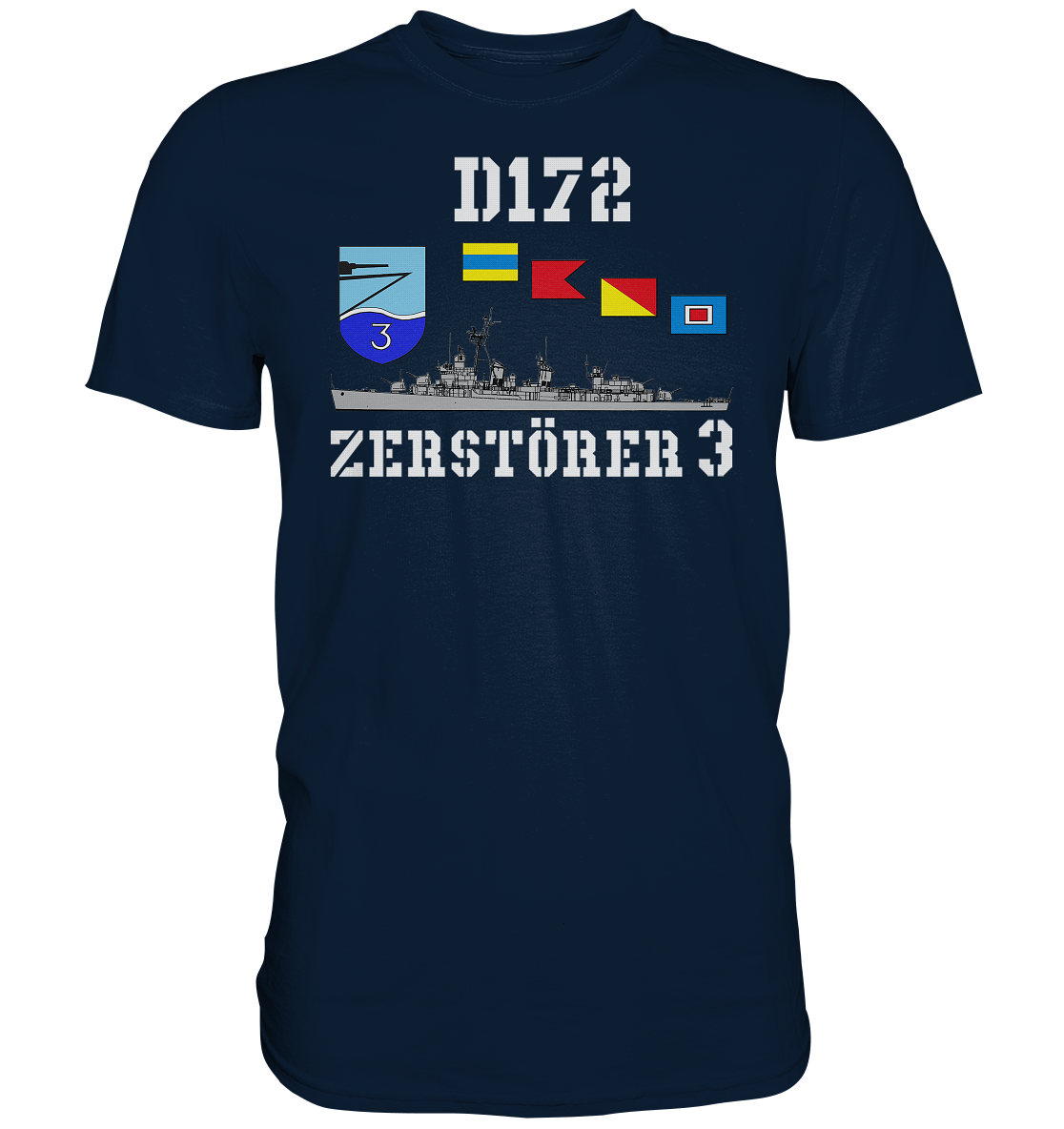 D172 ZERSTÖRER 3 - Premium Shirt