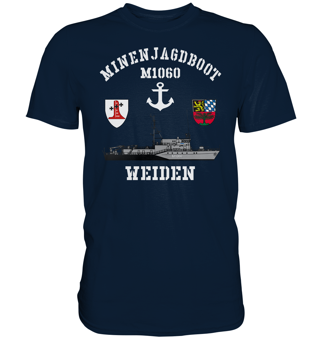 Mij.-Boot M1060 WEIDEN Anker 1.MSG - Premium Shirt