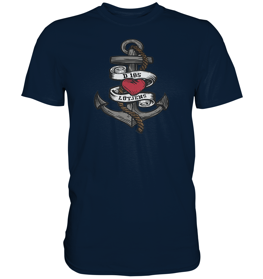 Anker Herz D185 LÜTJENS - Premium Shirt