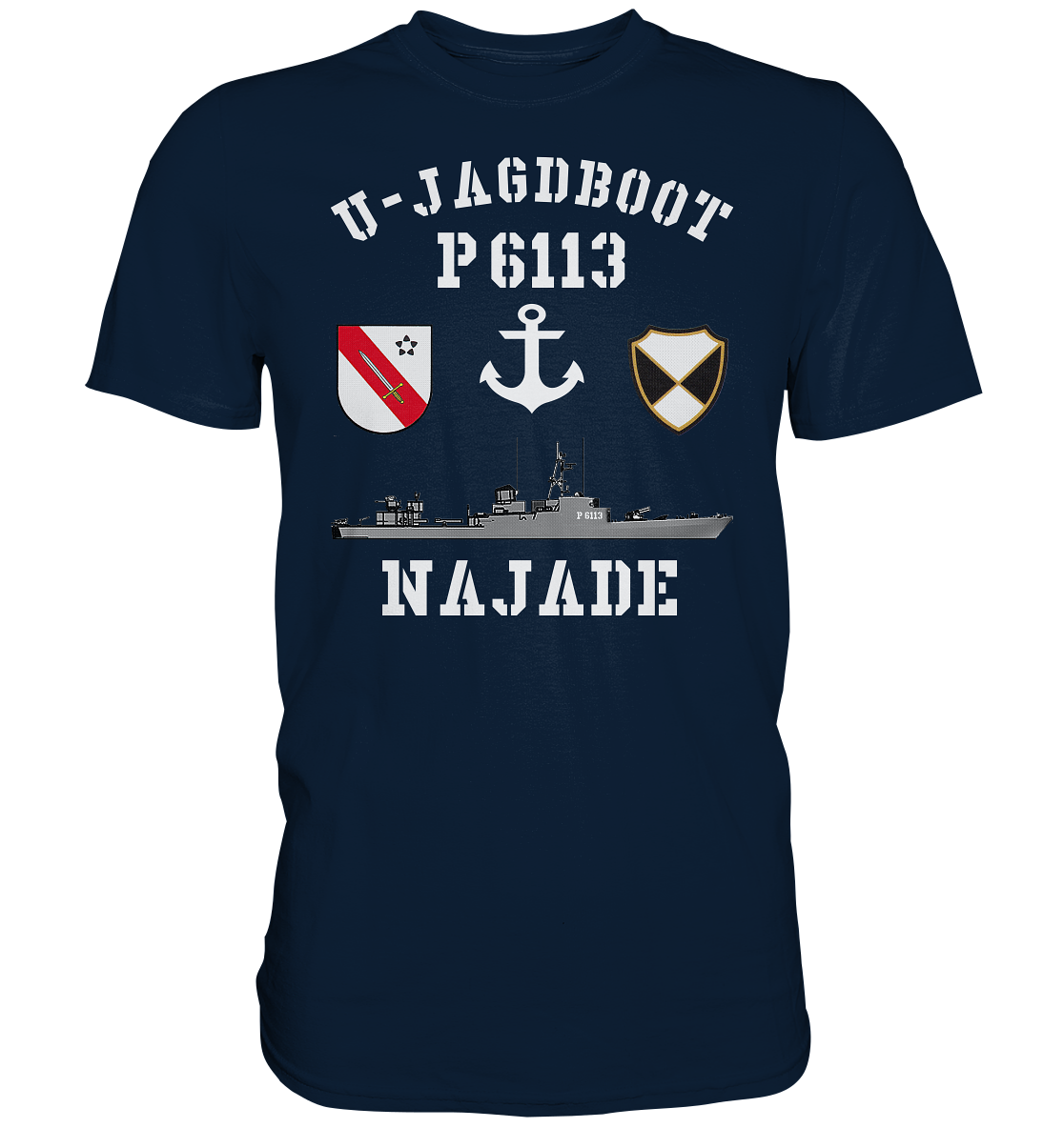 U-Jagdboot P6113 NAJADE Anker - Premium Shirt