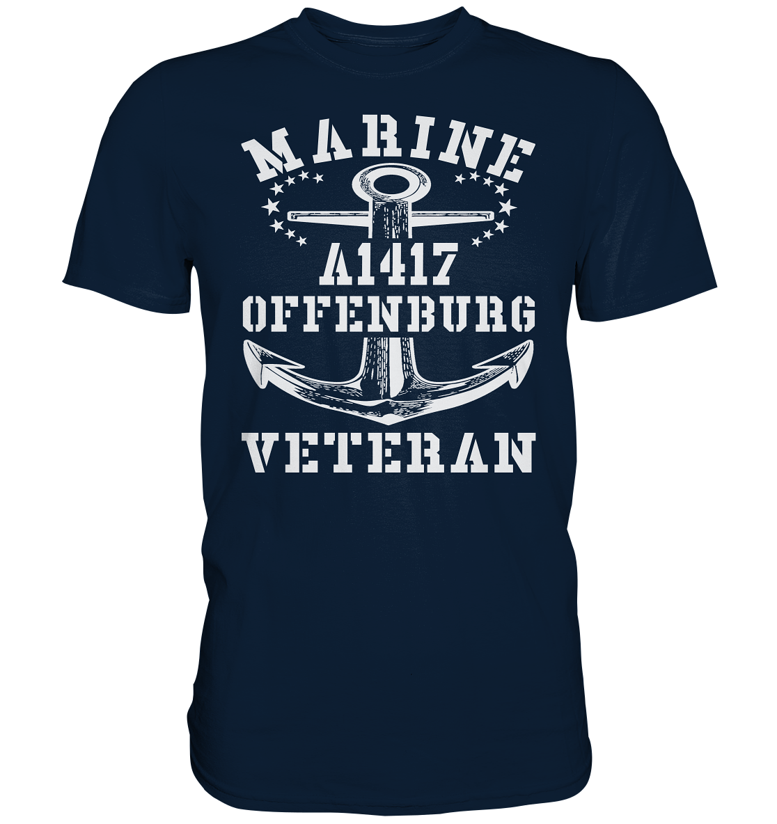 Troßschiff A1417 OFFENBURG Marine Veteran - Premium Shirt