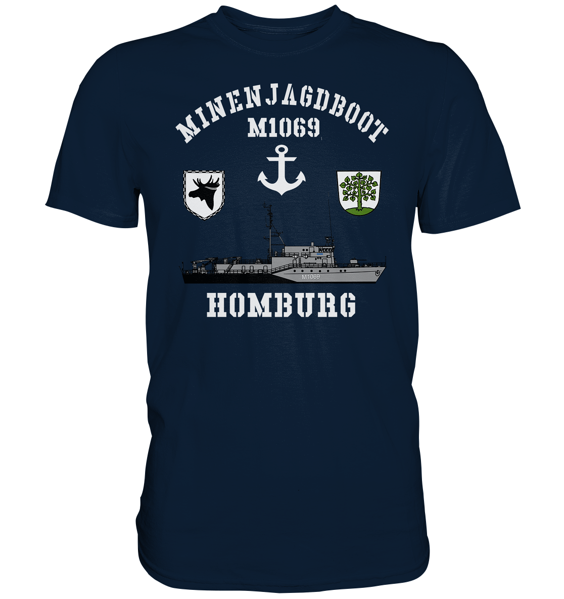 Mij.-Boot M1069 HOMBURG Anker 3.MSG - Premium Shirt