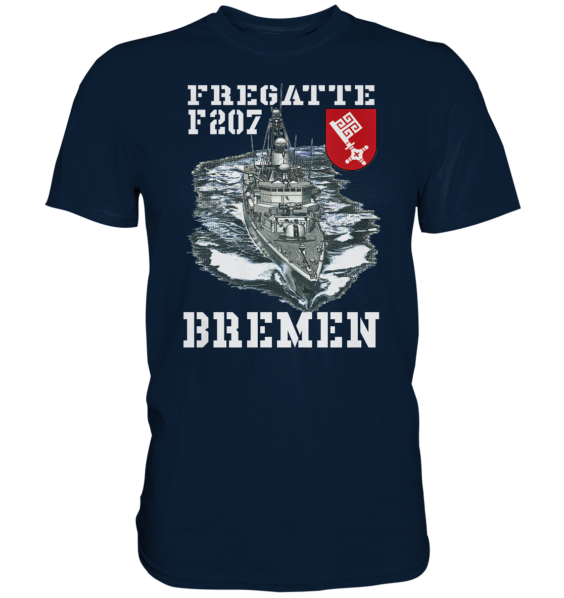 Fregatte F207 BREMEN - Premium Shirt