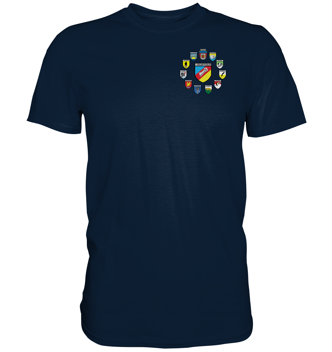 Alle Wappen 2. Schnellbootgeschwader nach Oktober 1999 - Premium Shirt