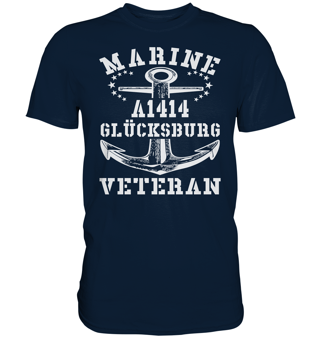 Troßschiff A1414 GLÜCKSBURG Marine Veteran - Premium Shirt