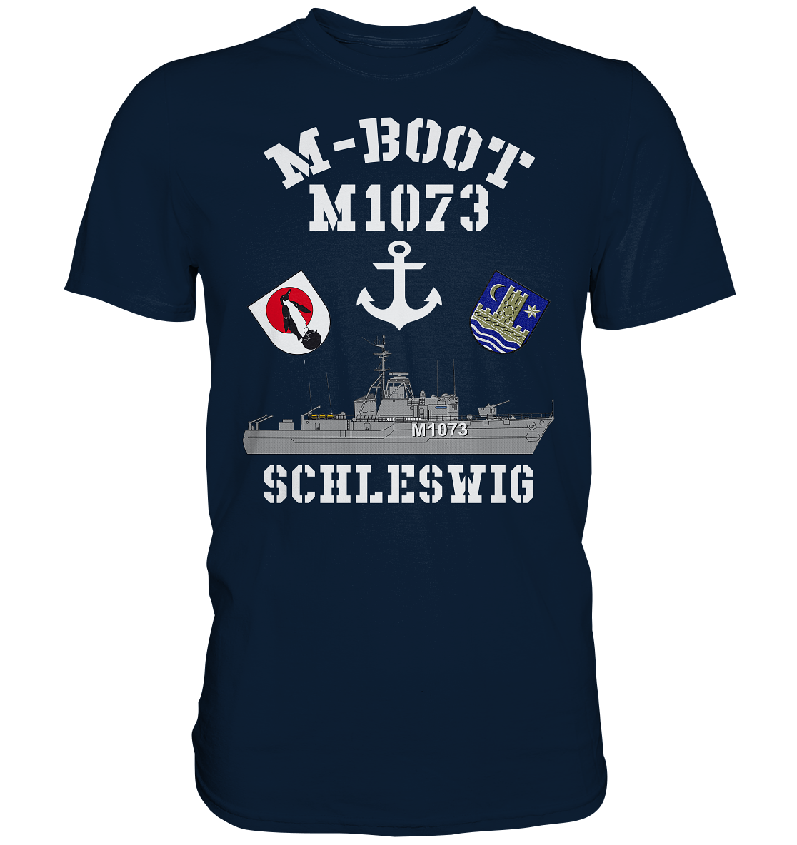 M-Boot M1073 SCHLESWIG Anker (HL) - Premium Shirt