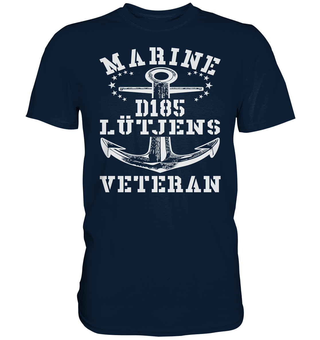 Zerstörer D185 LÜTJENS Marine Veteran - Premium Shirt