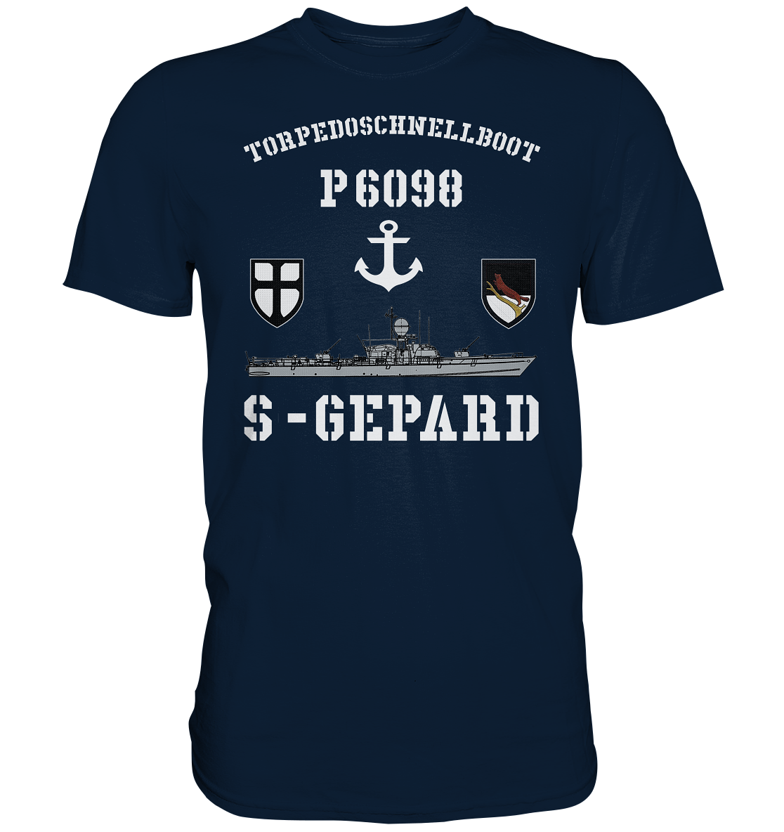 Torpedoschnellboot P6098 S-GEPARD Anker - Premium Shirt