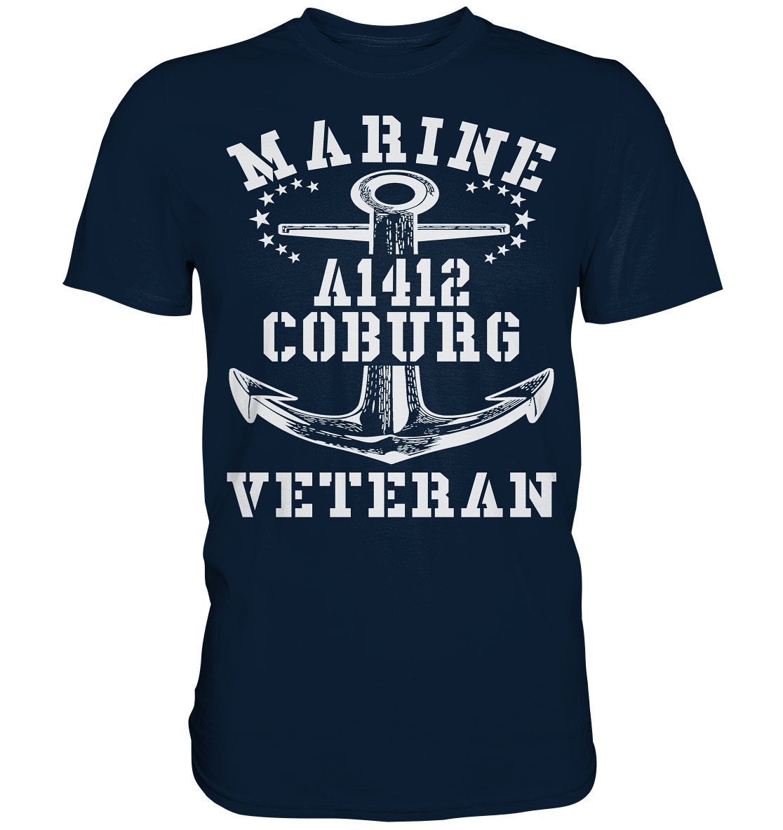 Troßschiff A1412 COBURG Marine Veteran - Premium Shirt