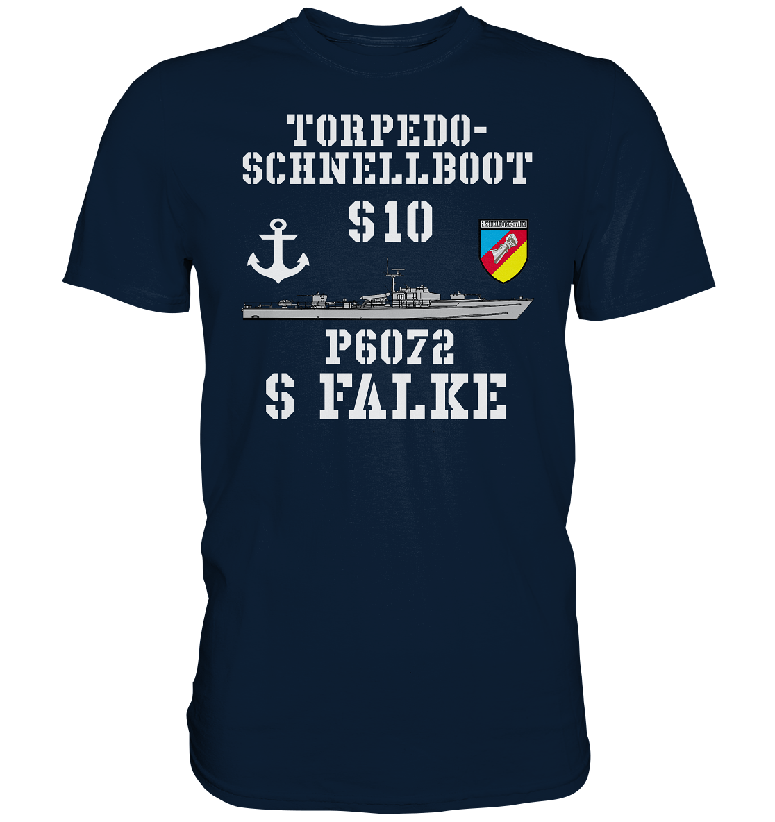 Torpedo-Schnellboot S10 P6072 FALKE Anker - Premium Shirt